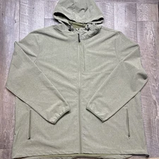 Swiss Tech Hooded Jacket Mens 3XL XXXL Soft Shell Pockets Outdoors Wind Breaker