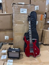 Open Box 6 String Electric Guitar with Amplifier Gigbag 82