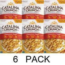 Catalina Crunch Protein Breaffast Cereal Cinnamon Toast 24 oz Bag - 6 PACK