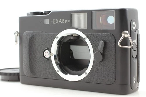 Late !! [Top Mint] Konica Hexar RF Black 35mm Rangefinder Film Camera Body Japan