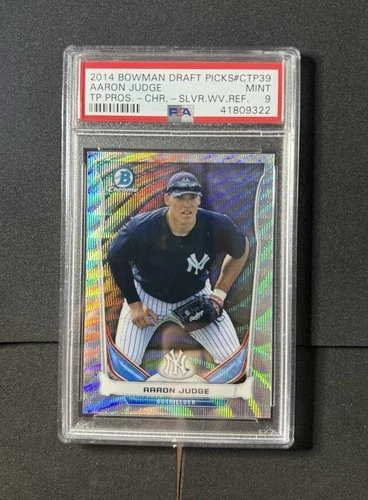 2014 Bowman Draft Picks & Prospects AARON JUDGE Silver Wave /25 Psa 9 Pop 3