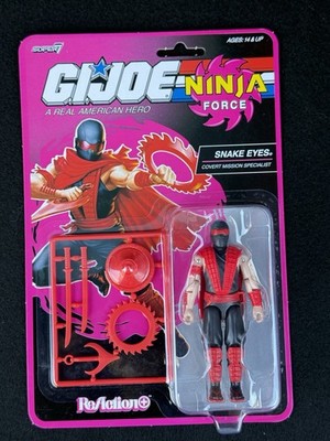Super 7 Reaction+ G.I. Joe Ninja Force Snake Eyes Target exclusive