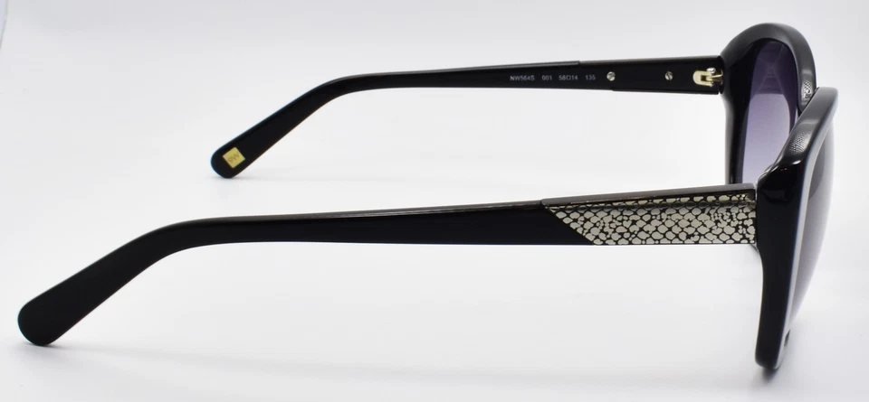 Nine West NW564S 001 Women's Sunglasses Black / Gray Gradient - Image 4 of 4