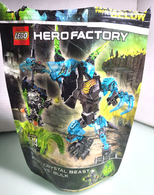 LEGO 44026 HERO FACTORY CRYSTAL Beast vs. BULK Complete Instruction Foil Bag
