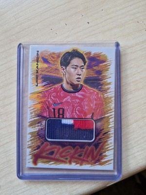2025 Futera LEE KANG-IN Match Worn Patch 02/03 PSG Südkorea Fans Auswahl