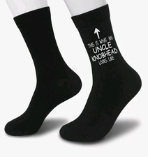 Funny Family Socks, Crew Funny Christmas, Birthday Socks Gifts For Uncles