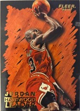 1996-97 Fleer Michael Jordan Hardwood Leader #123 Chicago Bulls