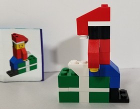 Lego Seasonal Set 10165 Elf Boy on Present with Instructions