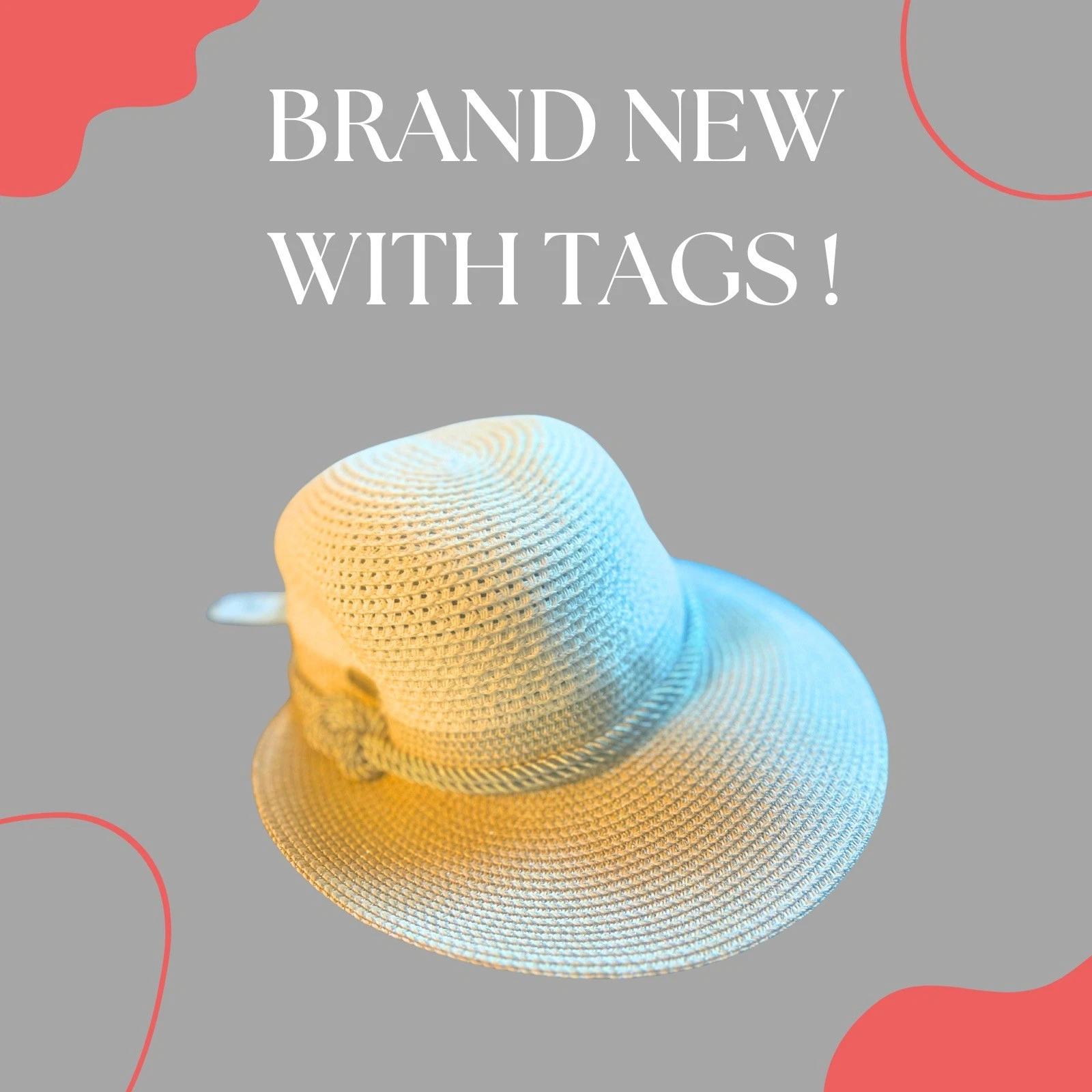 Sun N Sand Straw Sun Hat UPF 50 Womens Beach Vacation Boho Wide Brim Beige