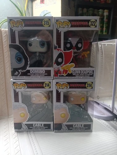 funko pop deadpool lot set