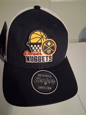 Denver Nuggets Adjustable Hat Cap Trucker Mesh Zephyr NBA Basketball Authentic