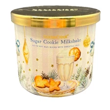 Goose Creek Sugar Cookie Milkshake 3 Wick Jar Candle 14.5 oz Christmas Gourmand
