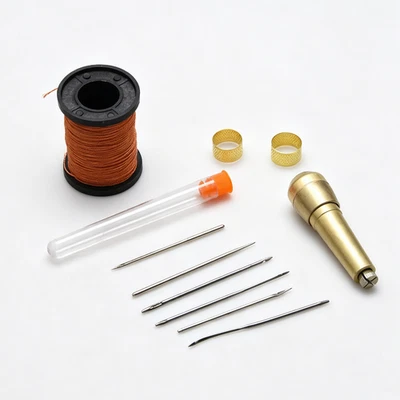 10pcs/set Sewing Awl Needle Kit Home Use DIY Sewing Tools Wide Application - Image 1 of 4