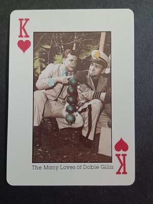 Many Loves of Dobie Gillis 1979 CBS TV Playing Card - Dwayne Hickman, Bob Denver