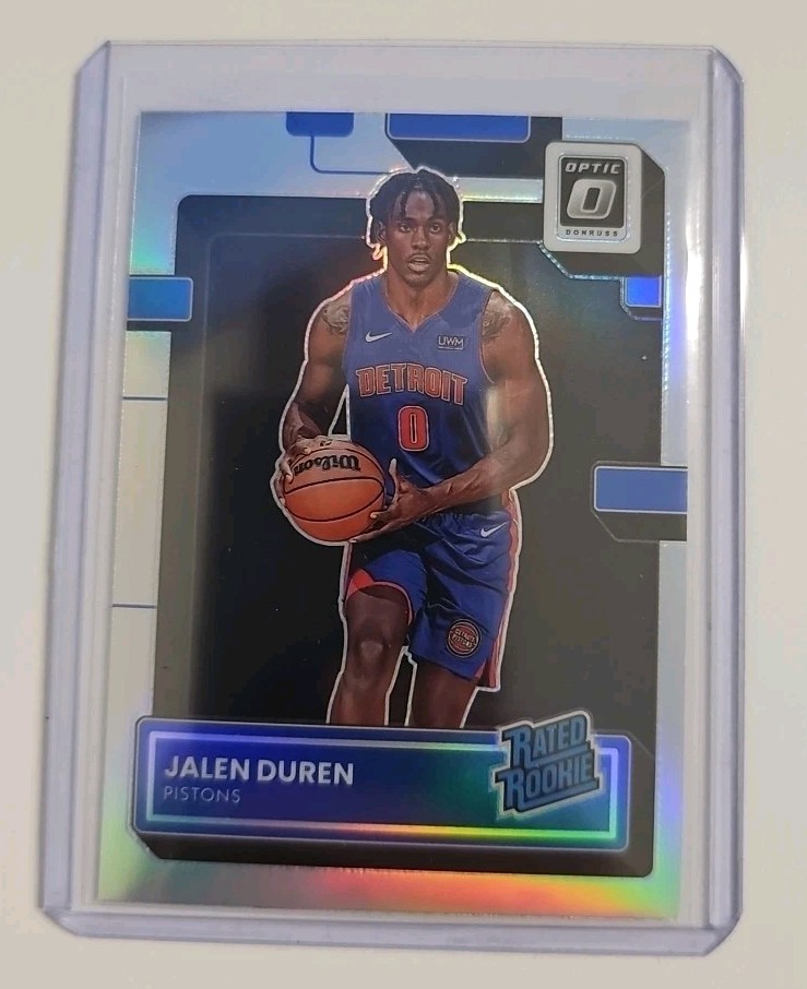 2022-23 Donruss Optic Jalen Duren #227 Rated Rookie Silver Holo Prizm Rookie RC
