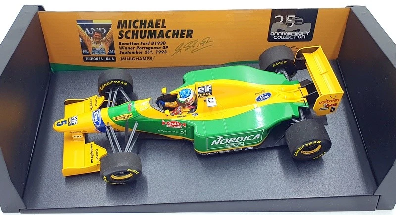 Minichamps 1/18 Scale 510 933205 - F1 Benetton Ford B193B #5 M.Schumacher - Image 4 of 4