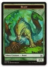 Beast Token #4 (NM) Mind vs Might DDS Magic MTG