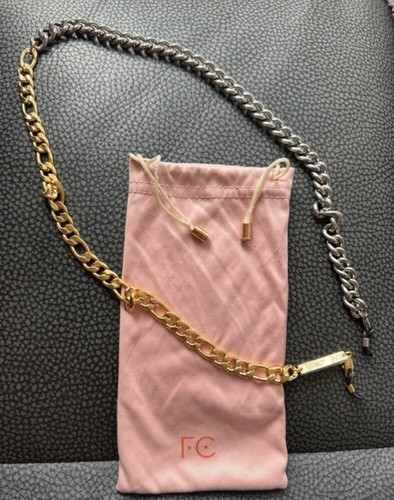 Gestellkette Silber und Gold Sonnenbrille Brillenkette