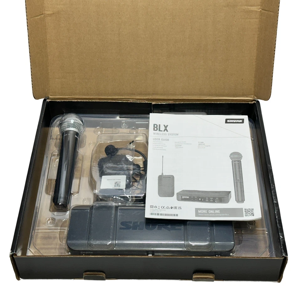 Shure BLX1288/P31 Wireless Microphone System Handheld & Headset Mics H10 Band - Image 2 of 4