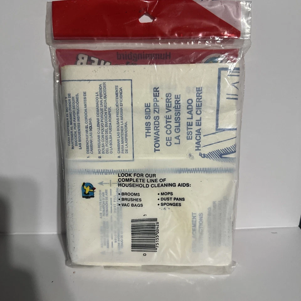 Мешки для вертикального пылесоса Eureka F&G 200 серии 300, упаковка 2 шт. GE Singer Kenmore - Изображение 2 из 2