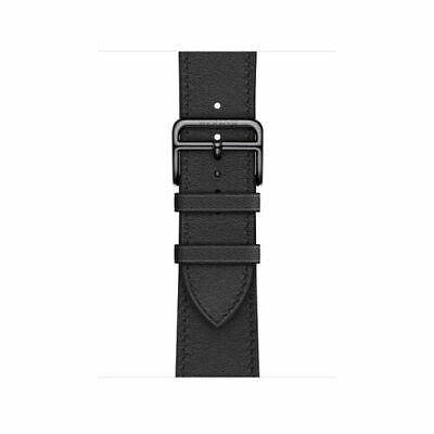 Hermès Noir Swift Leather Series 8 41mm Apple Watch Space Black