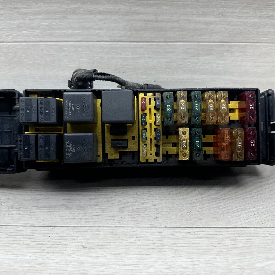 96 1996 Ford Ranger Engine Fuse Box Relay Junction Block Panel Compartment - Image 3 of 4