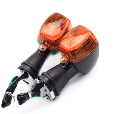 Front Turn Signal Lights Amber For KAWASAKI ZRX1200 R ZRX1100