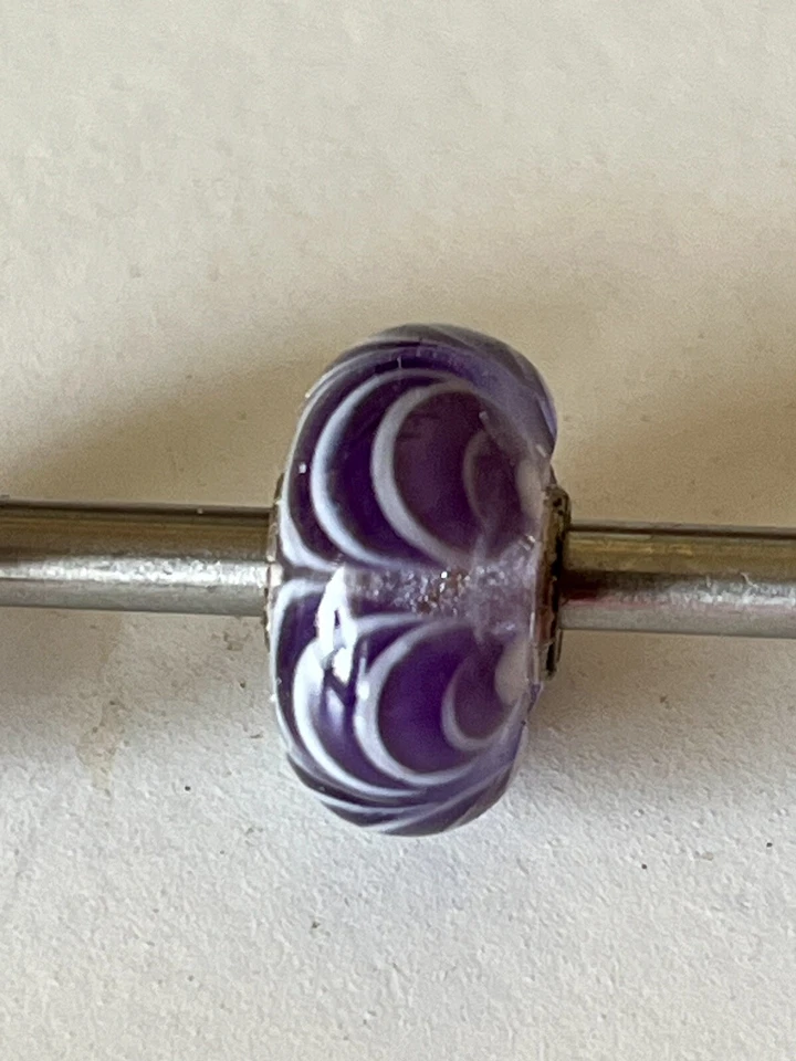 Trollbeads 🍀 Lila Lavendel Muranos 🍀 wählen Sie einen Bead! - Bild 3 von 4