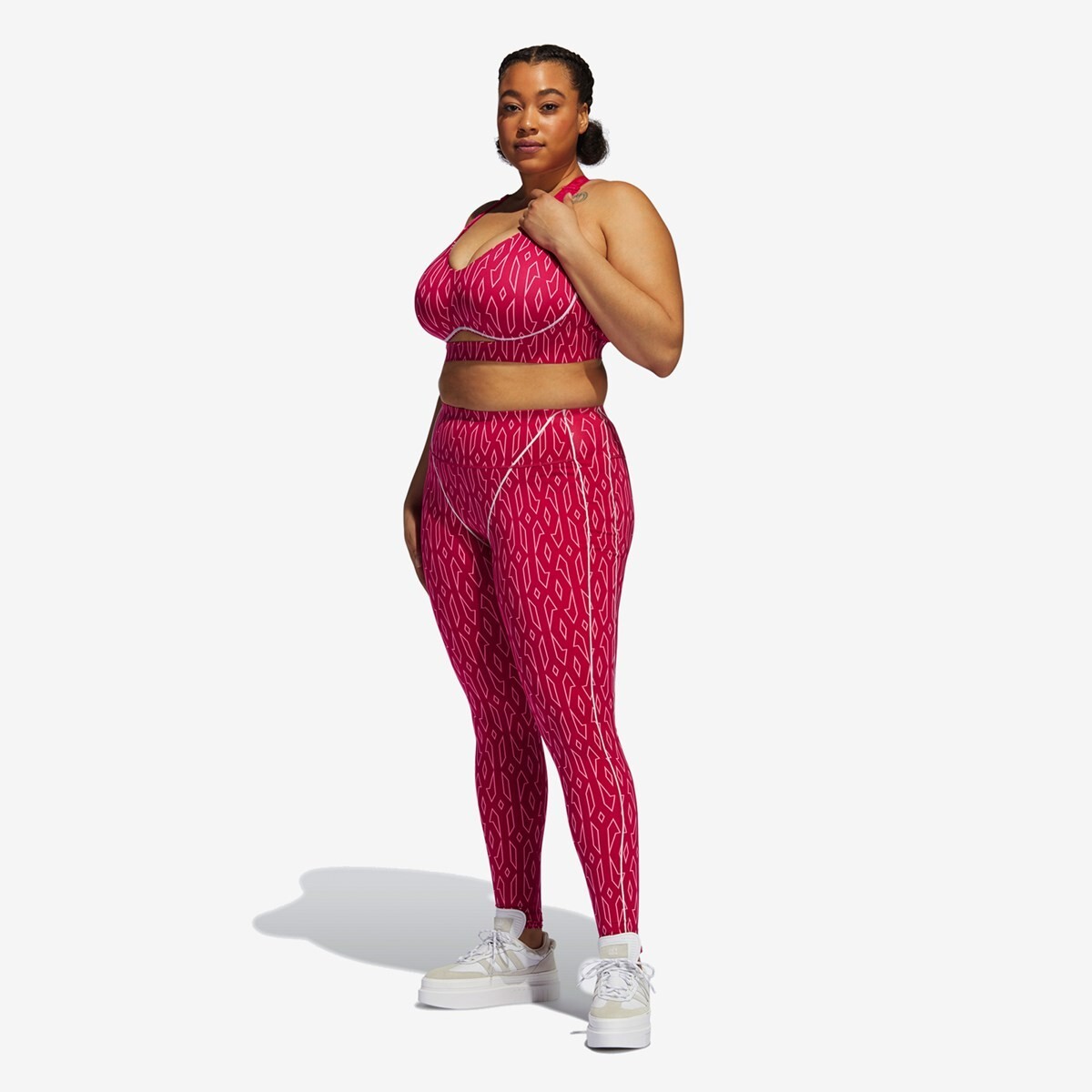 ✅ BNWT Adidas x Ivy Park H21137 Monogram Tights Bold Pink 4XL Plus Size  Ladies ✅