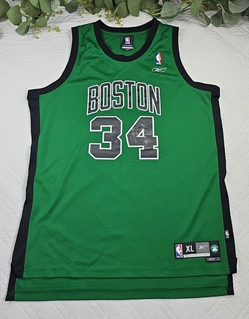 VTG Boston Celtics Paul Pierce Green NBA Basketball Jersey Size XL