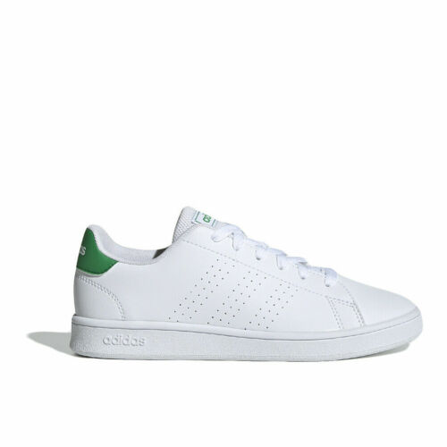 SCARPE ADIDAS ADVANTAGE EF0213 BIANCO VERDE stile stan smith RAGAZZO/A UNISEX - Afbeelding 1 van 22