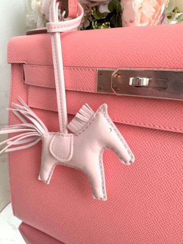 BNIB Hermes Rodeo Pegase PM Agneau Milo Rose Darling - Picture 15 of 24