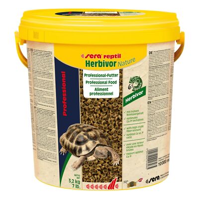 sera reptil Professional Herbivor Nature 10l Futter Schildkröte