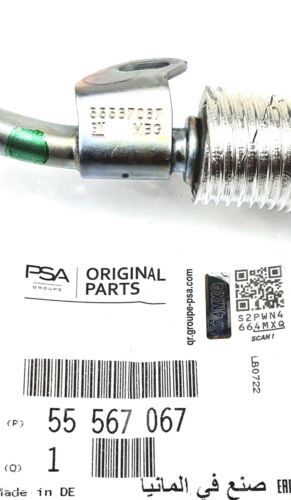 Original Opel Kühlmittelrohr Rückfuhr Astra, Corsa, Insignia A - 1.4 - 55567067 - Picture 2 of 4