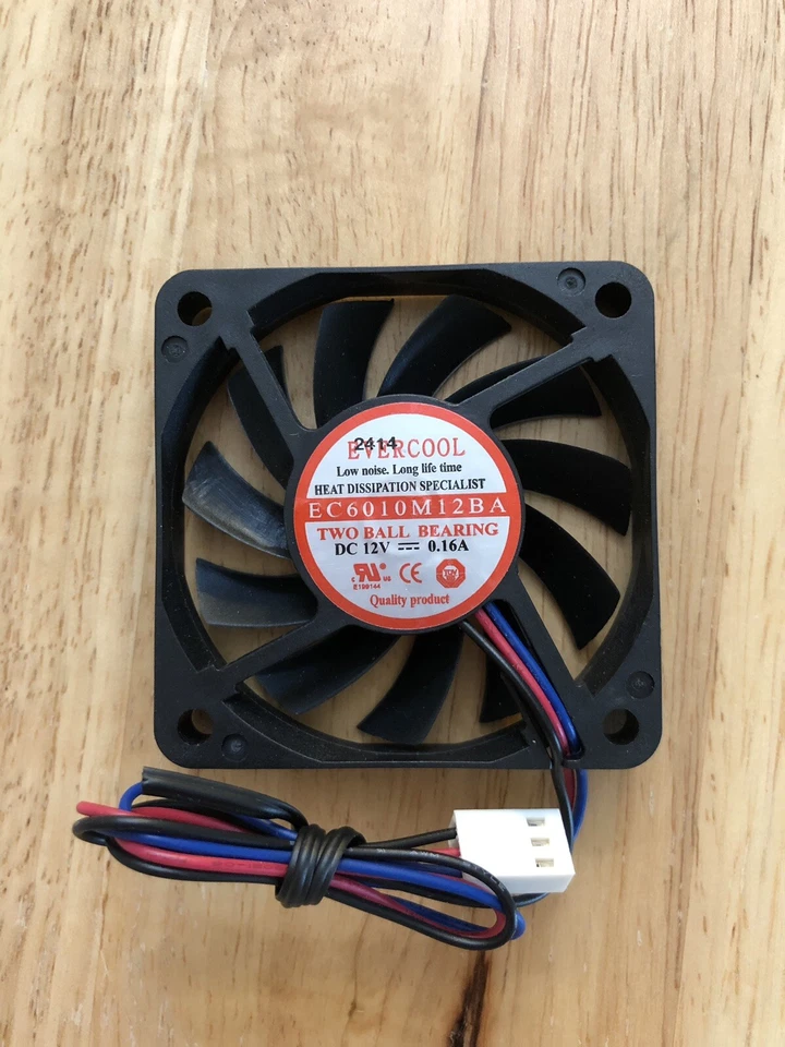 StarTech 60x10mm Ball Bearing Computer Case Fan with 3-pin Connector, NEW - Image 3 of 4