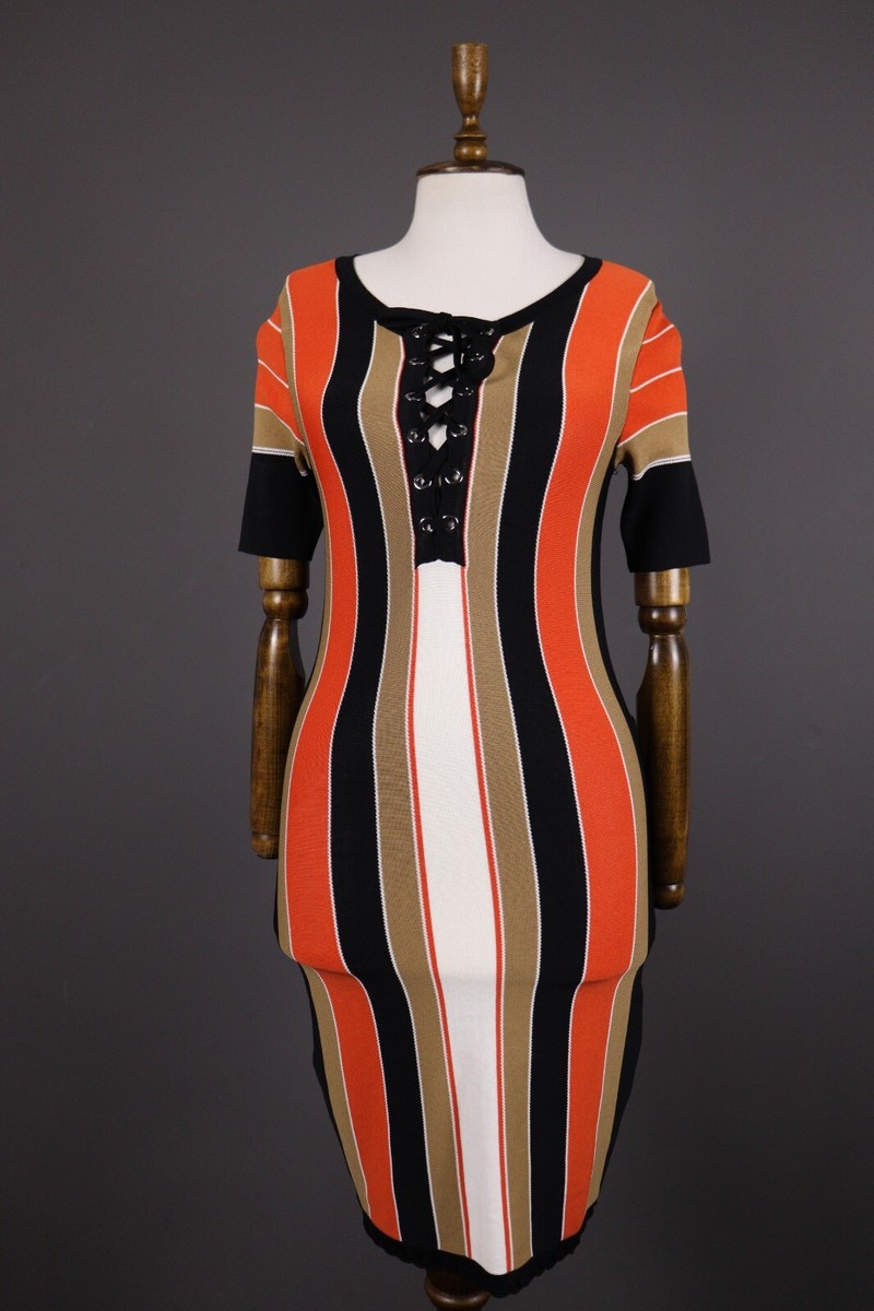 claudie pierlot orange dress Claudie Pierlot Scalloped Knitted Midi Dress