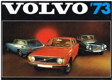 VOLVO 144DL 145DL 145GL 164 164E 1800ES ORIGINAL 1973 FACTORY UK SALES BROCHURE