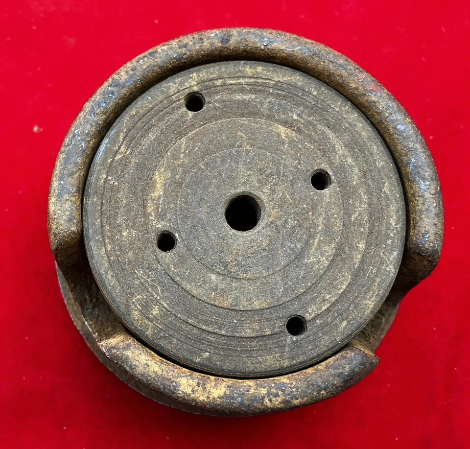 LOT T28 VINTAGE REED MFG CO PIPE THREADING TOOL PARTS, INCL. 3/8 R & 3/4 R DIES - Image 4 of 4