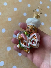 Christopher Radko Gem Gingerbread Baker Christmas Ornament