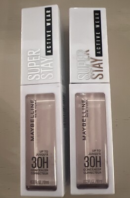2- Maybelline Super Stay Active Wear 30H Concealer (0.33fl/10ml) ~#01 New