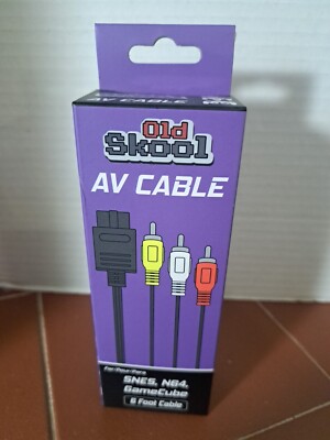 Old Skool - AV Cable For SNES / N64 / GameCube