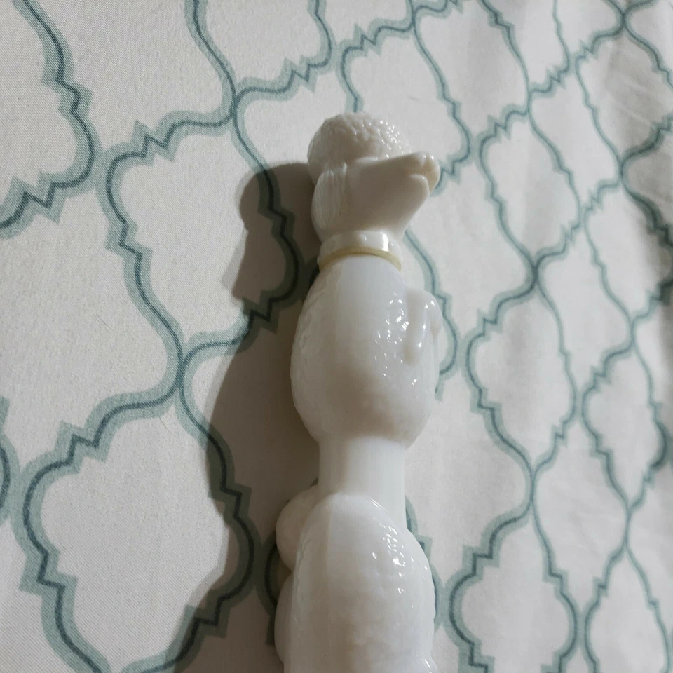 Botella de perfume vintage Avon caniche blanco (topeze) Foto 2 de 4