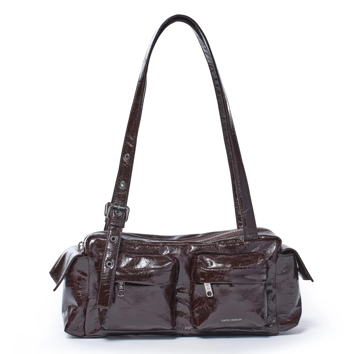 SAMO ONDOH Pocket Utility Bag M Crunch Burgundy / Artificial Leather | eBay  UK