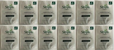 12XSimple Reinigungsseife für empfindliche Haut mit Pro-Vitaminen B5(24barsX100g