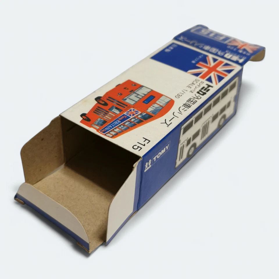 Vintage Tomica London Bus PACKAGE BOX ONLY for F15 Diecast Car Toy TOMY 1/130 - Image 4 of 4