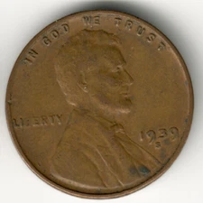 USA - 1939S - Lincoln - Wheat - Low Mintage - #13989RG