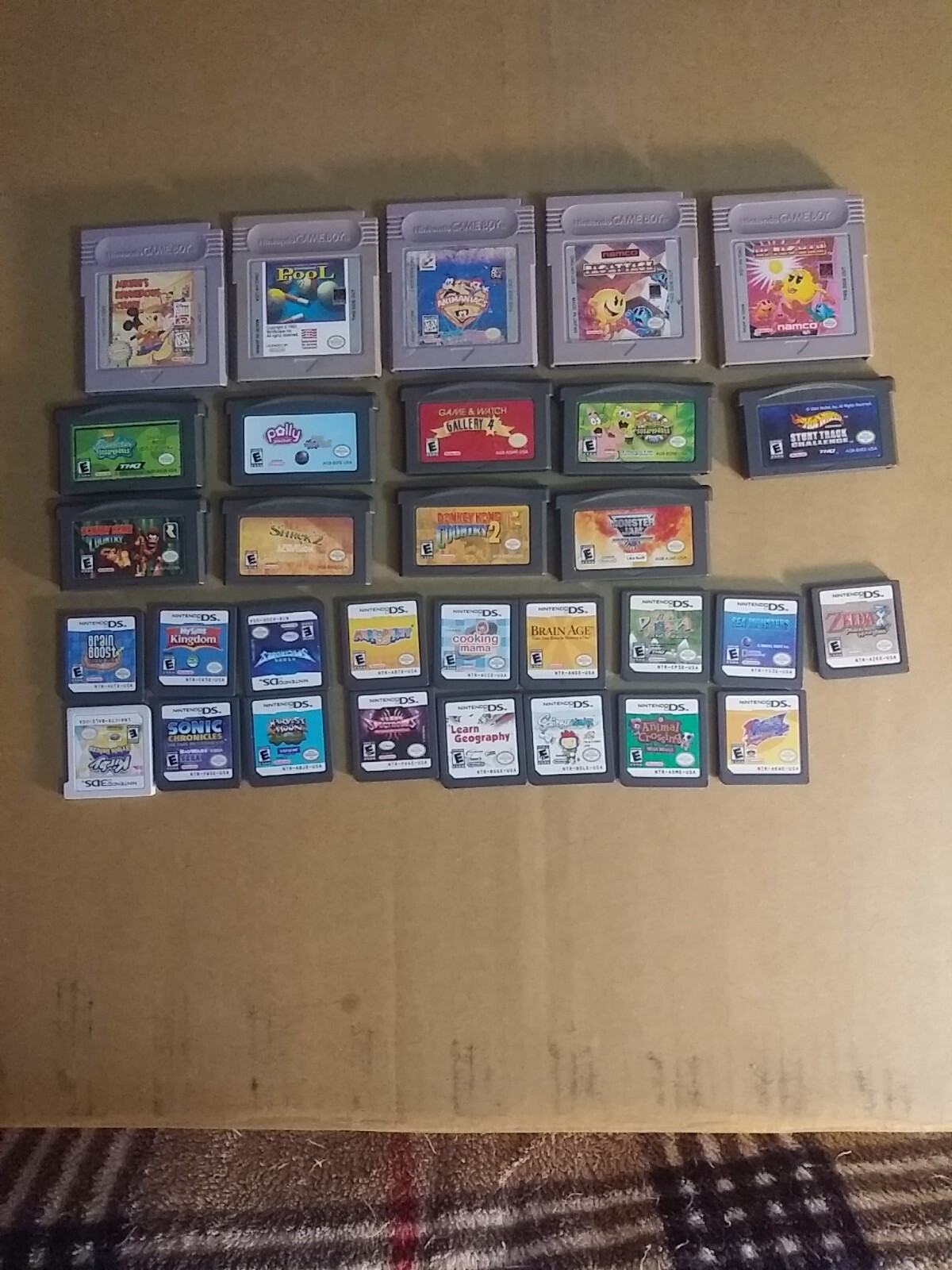 Large Lot Nintendo DS Nintendo Game Boy &Nintendo Game Boy Advance