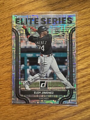 2022 DONRUSS WHITE SOX ELOY JIMENEZ ELITE SERIES VECTOR PARALLEL CARD #ES-9