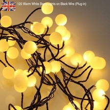 Image of Premium LED Cluster Lights, Sunset & Warm White Fairy Lights for Christmas