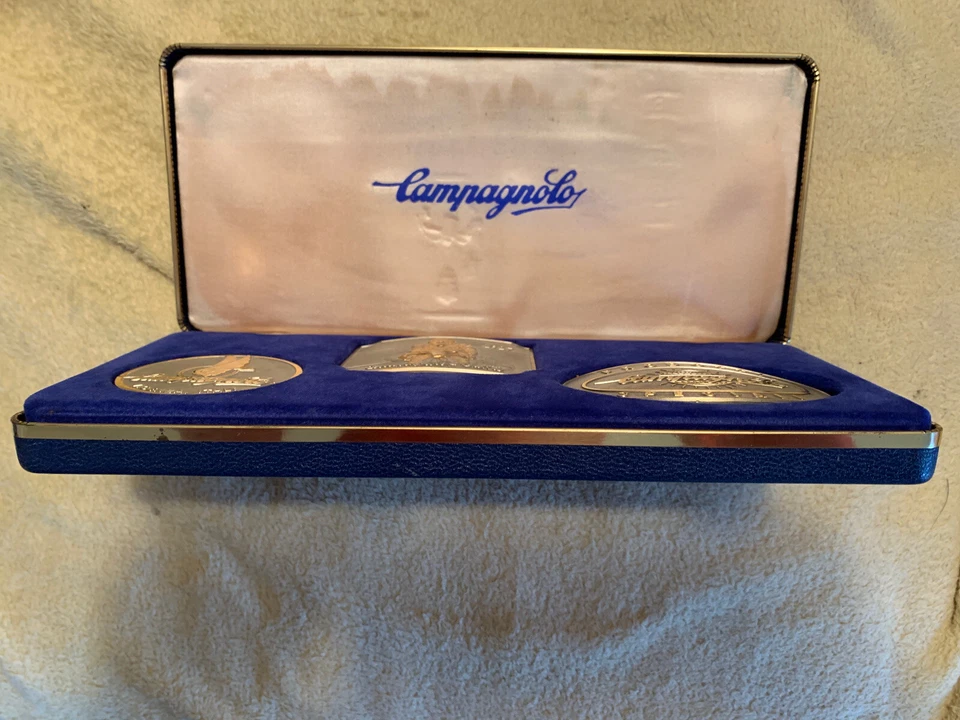 Juego de hebillas de aniversario Campagnolo Limited Deluxe nuevo en caja certificado # 0086 Foto 4 de 4